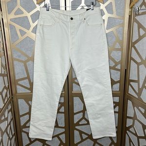 Goldsign White‎ Relaxed Straight Jeans